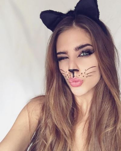 Easy Cat Face Makeup For Halloween