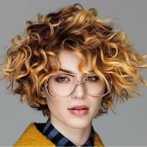 Wavy Curly - Short Haircuts For girls